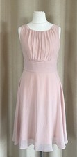 Elegantes ESPRIT Chiffon Kleid rosa Größe 38/40
