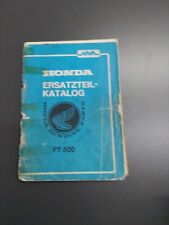 HONDA FT500 original  Ersatzteilkatalog Partscatalog , Partslistvon 1982