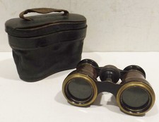 Altes dekoratives Opernglas,Fernglas mit Lederbox - Sammler/Bastlerstück