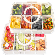 Snackbox mit 14 Fächern 2 Set