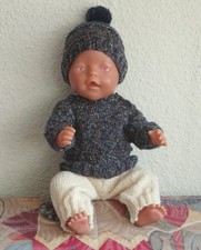 3.tlg Puppenkleidung - Passend