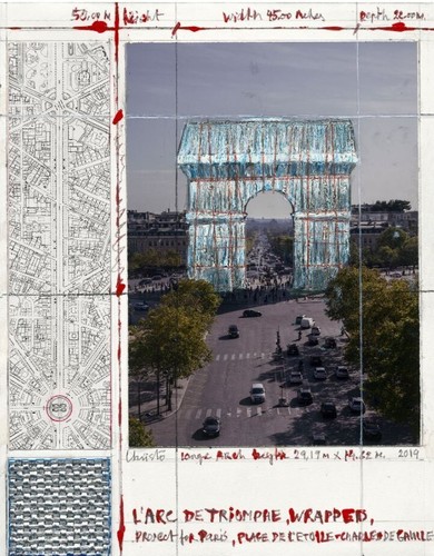 Christo arc triomphe ii - -,