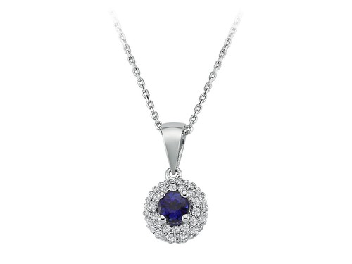 Carat sapphire necklace - 0.31,