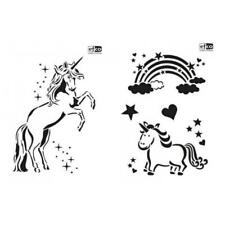 Schablone A4 Einhorn