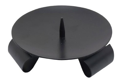 Kerzenleuchter schwarz gelackt - kerzenleuchter,