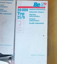 20000 St. BeA Industrieklammern Typ 71 /5 5mm Tackerklammern Heftklammern Posten