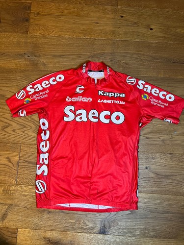 Saeco cannondale kappa trikot - saeco,