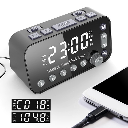 Funk dab radiowecker tischuhr - funk,