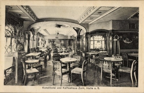 Halle der saale - ak,