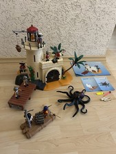 Playmobil 4294 Soldatenbastion mit Leuchtturm & Piratenfloß mit Riesenkrake 4291