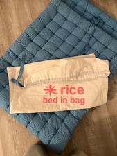 Bodenliege Reise-Futon  RICE bed in bag matratze Kapok kba blau Meditation slow 