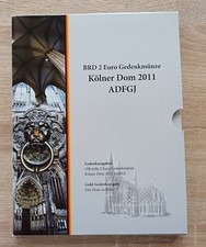 Gold-Gedenkausgabe Der Dom zu Köln 2011 ADFGJ 2Euro
