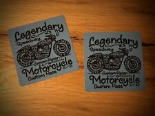 2x Legend Aufkleber Vintage