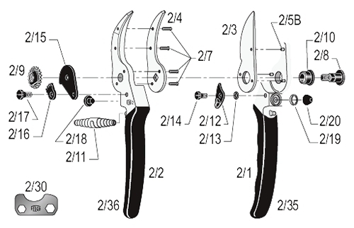 Felco ersatzklinge für - 7/3,