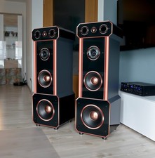 TOP Angebot! 1 Paar High End HiFi 3-Wege Standlautsprecher DJP Design Boxen!