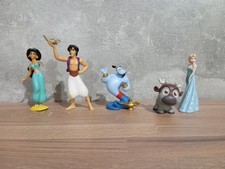 disney figuren sammlung Bullyland Aladdin,Jasmin,Dschinnie,Sven,Elsa von Frozen