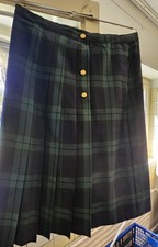 Faltenrock Schottenkaro Gr 48