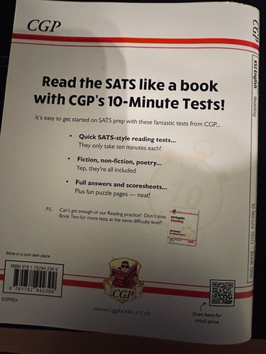 Cgp books year sats - year, 6