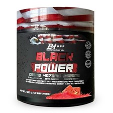 Black Power Pre Workout 400g | Energy Focus Booster | Black Hammer  USA