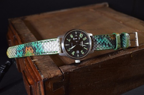 Uhrenarmband mm grün - uhrenarmband, 18