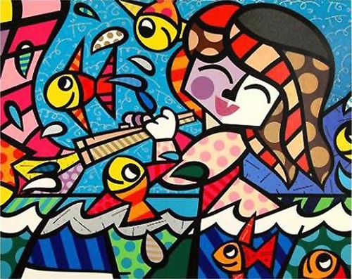 Romero britto neptuns - romero,