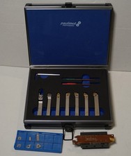 Paulimot 2861 Drehstahl-Set mit Wendeplatten 7-teilig 8mm + Extra Platten SLTBN