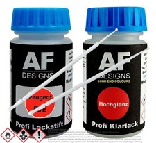 Für Peugeot EJE Rouge Feria Lackstift Klarlack Lacktupfer Autolack Set