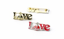 2 Love Broschen Brosche Pin