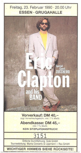 Eric clapton concert 1990 - clapton, in