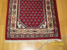 Echt Orient Indien Mir C Teppich Läufer Brücke handgeknüpft Perser 80 x 305 cm