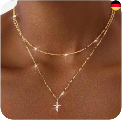 Fioroyal kreuz halskette damen - halskette,
