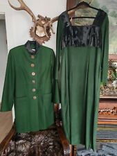 Mothwurf Damen Kleid+Gehrock 40- 42 Austrian Couture Trachten Schurwolle