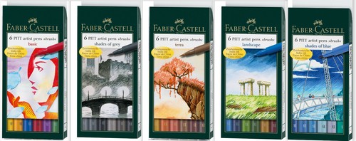 Faber castell tuschestift - castell, pitt