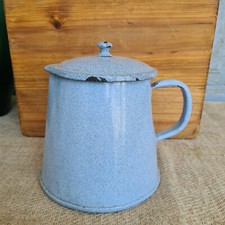 B5373 Emaille Wasserkanne mit