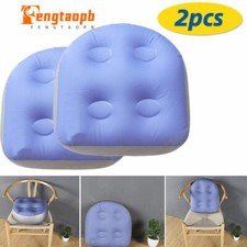 2x Spa Aufblasbare Sitzerhöhung Kissen Rückenpolster mit 4 Stück Saugnäpfen DE