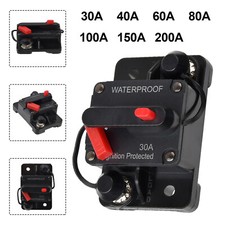 30-200A Sicherung Automat Automatik Schalter 12V/48V Auto KFZ LKW Leitungsschutz