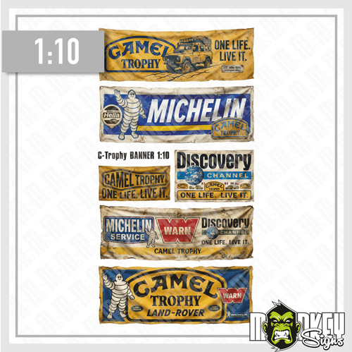 Camel trophy banner - banner, 1:10