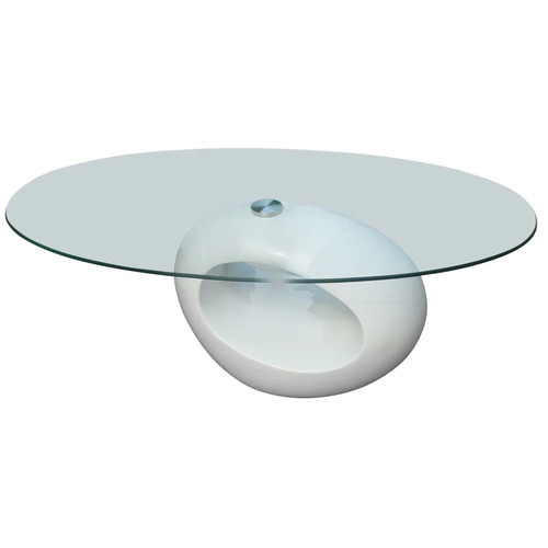 Vidaxl couchtisch mit ovaler - vidaxl,