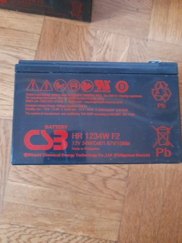 Bleiakku csb 1234w - f2, 12v