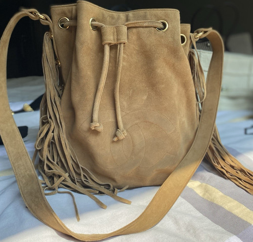 Chanel beuteltasche wildleder - beuteltasche,