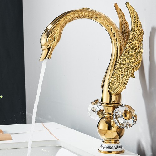 Gold waschtischarmatur 360 - gold, 360°