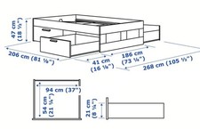 ikea brimnes Schubladenbett
