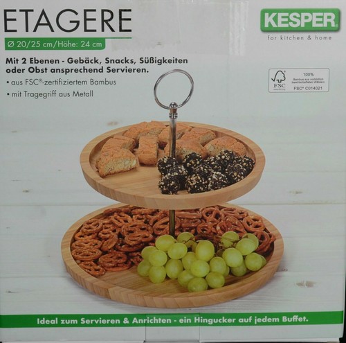 Kesper etagere aus holz - holz, 2