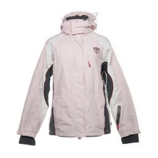 Polar Dreams, Skijacke, Damen, Größe: 38/40, Pink/Weiß/Grau #iNj
