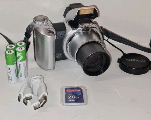 Vintage digitalkamera konica - digitalkamera,