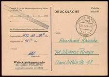DDR Drucksache NVA mit