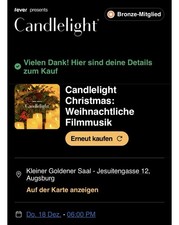 1x Ticket Candlelight