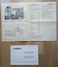 Bedienungsanleitung + Schaltbild TV-Gerät 60er/Imperial FS 1021-Super Electronic