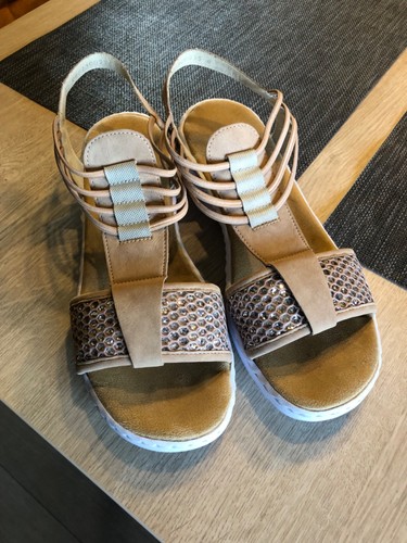Rieker sandalen beige top - rieker,