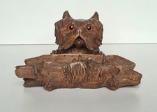 Antik Tintenfass aus Holz Stil